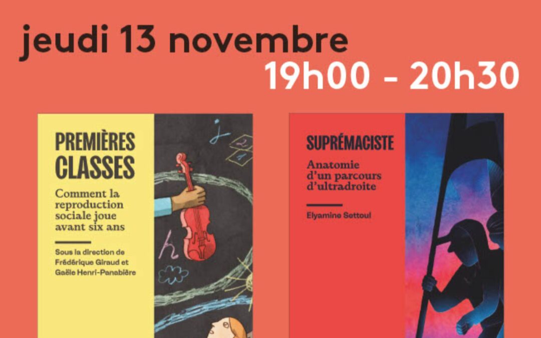 Soirée de lancement de la collection Démêlés à la librairie ICI