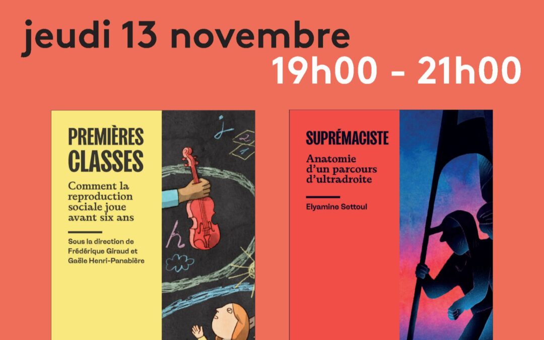 Soirée de lancement de la collection Démêlés à la librairie ICI le 13 novembre 2025 à 19h